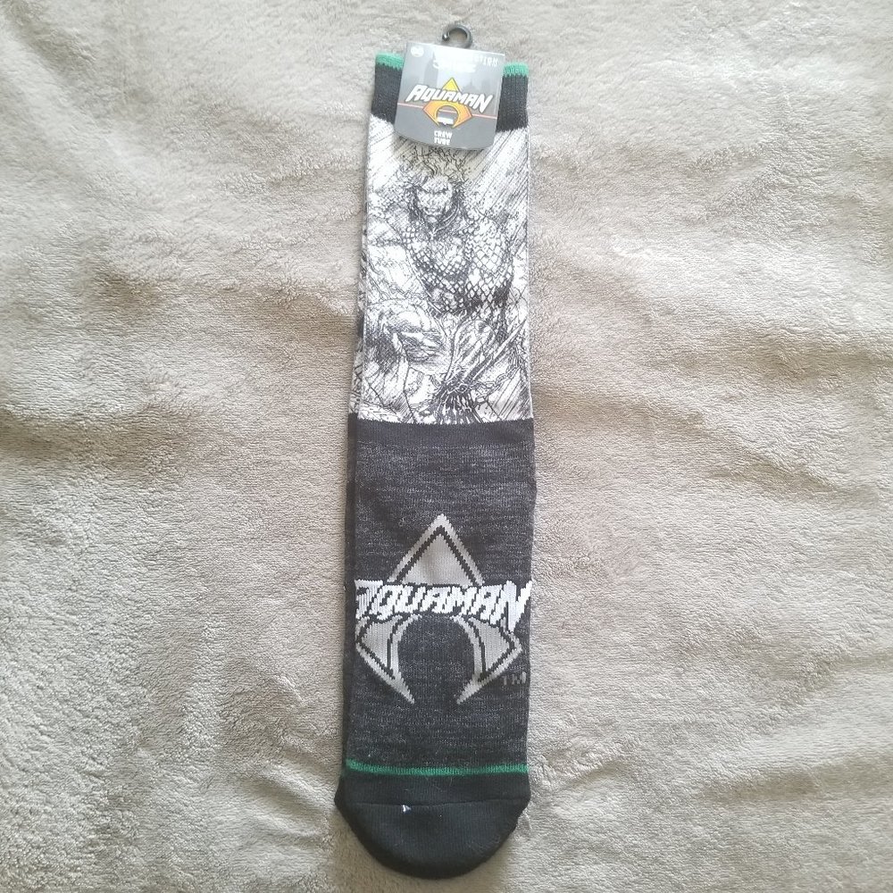 Bioworld DC Comics Jim Lee Aquaman Tube Crew Socks